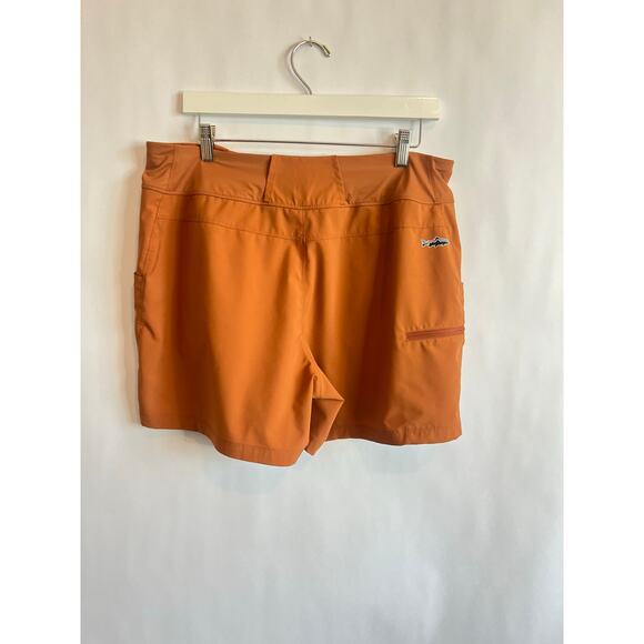 2/$50 DEAL ALERT!! PATAGONIA WOMENS TECH SHORTS STY# 82025 BURNT ORANGE SIZE L - Picture 2 of 13
